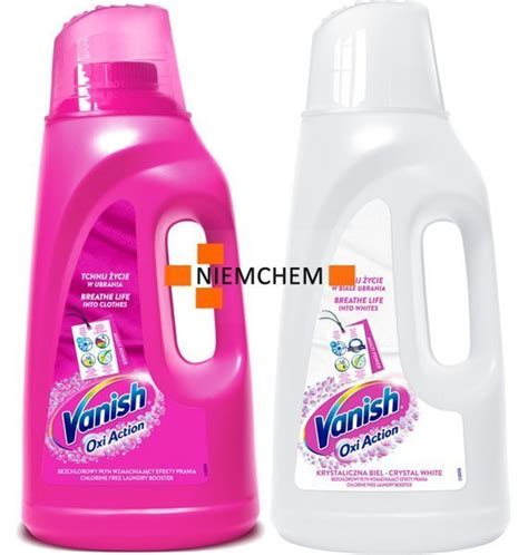 Vanish Oxi Action Pink White Odplamiacz Płyn 2 x 2L PL Vanish