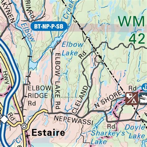 Neon11 Sudbury 6th Ed Northeastern Ontario Topo Map By Backroad