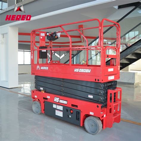 Hered Self Propelled Scissor Lift M Manual Movable Scissor Lift