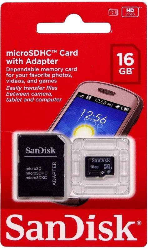 Cart O De Mem Ria Sandisk Gb Micro Sd Adaptador Lacrado R