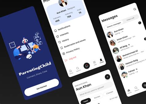 Parenting Screens App Design By Aun Khan On Dribbble