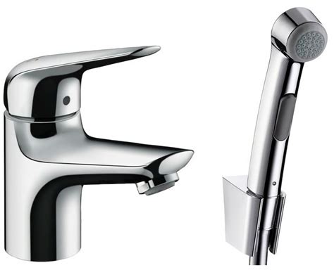 Смеситель для раковины HANSGROHE Novus 71144000 с гигиеническим душем ...
