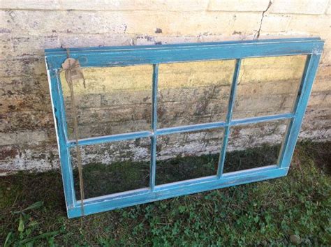 Old Turquoise Window Frame 38x24 By Vintagehousecreation On Etsy For