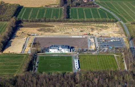 Hamm Von Oben Neubau Der Sportplatzanlagen Westfalia Sportpark In