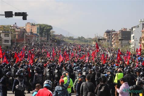 Durga Prasai And Supporters Hold Demonstration At Balkhu Nisha