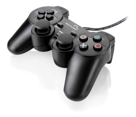 Manete Joypad Fio Ps2 Multilaser Dual Shock Envio 24h