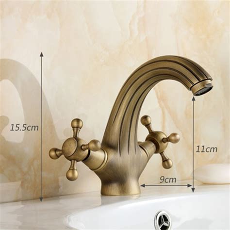 Robinet De Lavabo Vasque En Cuivre Bross Style R Tro Pour Salle De