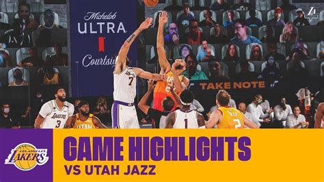 Highlights Los Angeles Lakers Vs Utah Jazz Youtube