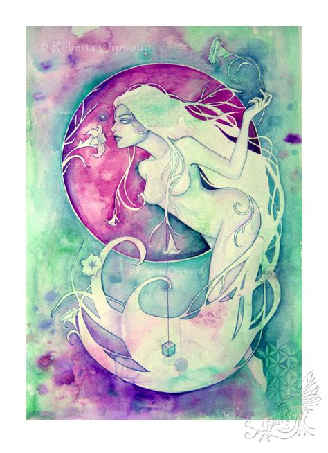 Virgo Zodiac Goddess Earth Elemental Sacred Geometry Star Sign