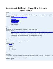 Drchrono Ehr Schedule Navigation Key Features And Functions Course Hero