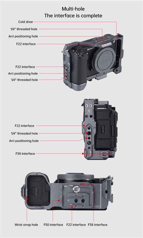 Buy Falcam F F F Quick Release Cage For Sony Zv E C B