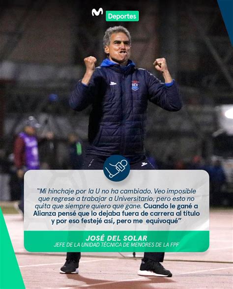 Movistar Deportes on Twitter Chemo Del Solar habló sobre su