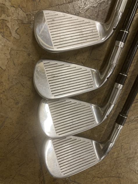 Used Men's TaylorMade M6 Right Handed Iron Set Regular Flex Graphite ...