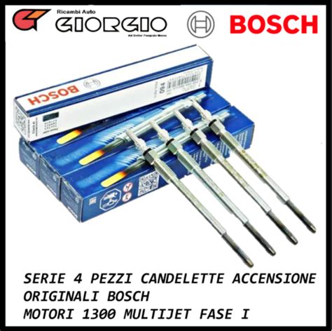 Kit Pezzi Candelette Bosch Accensione Motori Multijet Fiat Opel