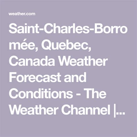 Joliette Quebec Canada Weather Forecast And Conditions The Weather