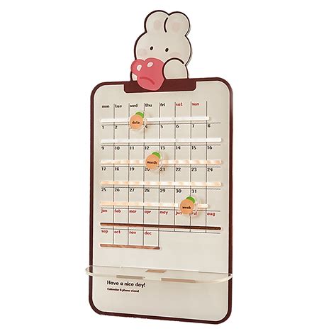 Acrylic Desk Calendar Multifunctional Date Planner Cute Design Frosted ...