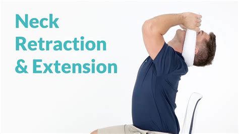 Exercise For Neck Pain Retraction With Extension Youtube