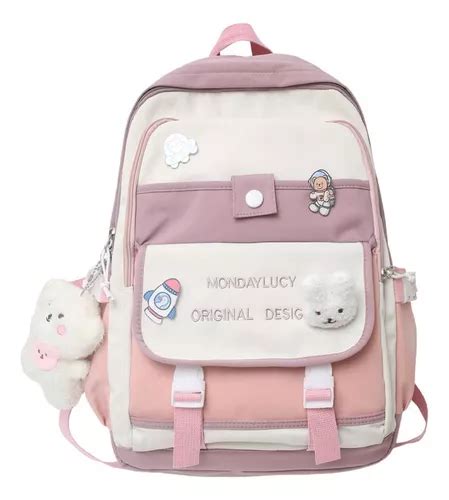 Mifjnf Mochila Kawaii Para Escuela Mochila Estética Meses sin