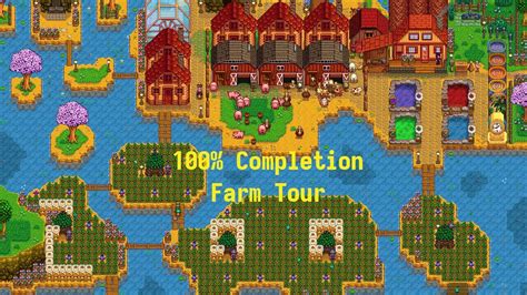 Stardew Valley Endgame Riverland Island Farm Tour Completion