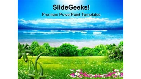 Sea Nature Background Powerpoint Templates Slides And Graphics