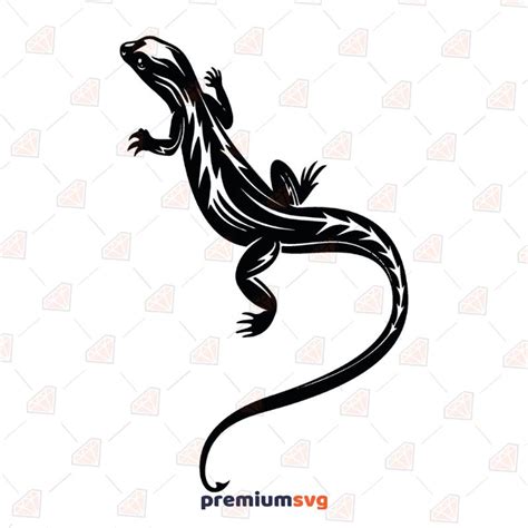 Lizard Svg Clipart And Cut File Premiumsvg