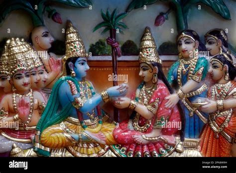 Sri Krishnan Hindu Temple One Of The Most Beloved Of Hindu Gods Blue Skinned Krishna Is The