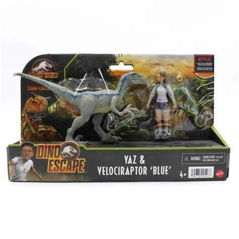 Mattel Jurassic World Camp Cretaceous Dino Escape Yaz Velociraptor