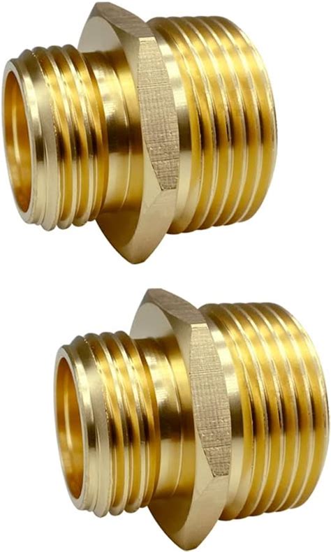 Amazon Geshaten Ght Male X Npt Male Connector Brass