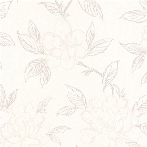 Graham And Brown Bloom Creambeige Wallpaper The Home Depot Canada