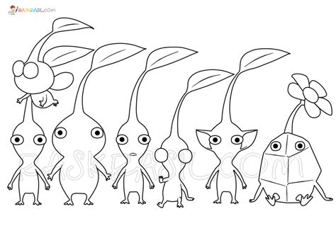 Pikmin 3 Deluxe Coloring Page New Image Free Printable Coloring Home