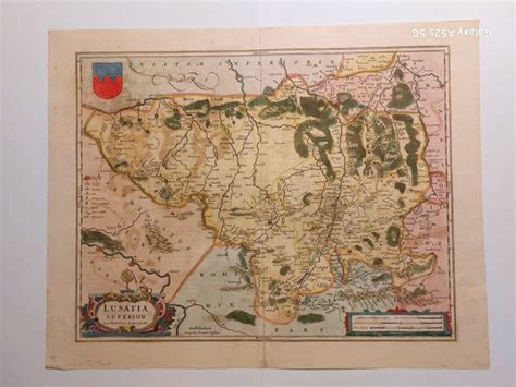 Europe, Map - Germany / Lusatia Superior; Scultetus / Janssonius ...