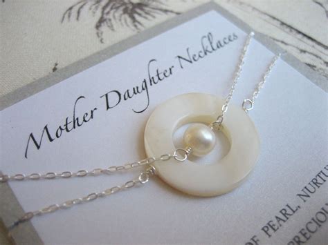 Mother Daughter Necklaces Etsy