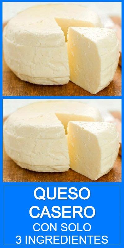 Con Solo 3 Ingredientes Les Comparto Esta Receta De Queso Casero Mira