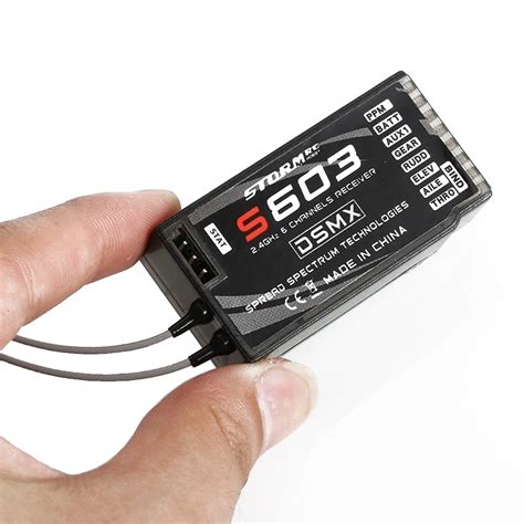 1pcs S603 6CH 2 4G RC R Cepteur Compatible Avec JR SPECTRUM DSM X DSM2