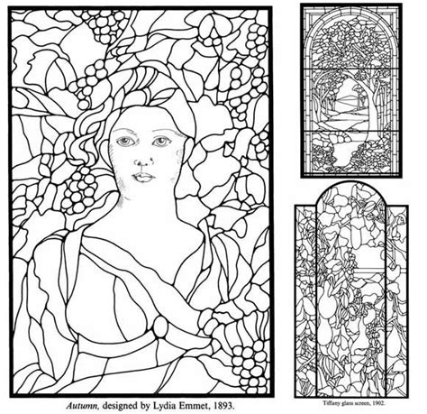 an image of stained glass with flowers and leaves on the sides, in black and white