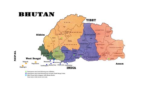 Detailed Administrative Map Of Bhutan Bhutan Asia Mapsland Maps Images