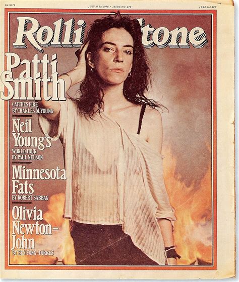 Patti Smith On The Cover Of Rolling Stone Rolling Stones Magazine