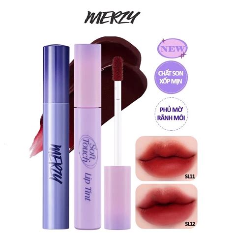 Son Kem Siêu Lì Siêu Mịn Môi Merzy Soft Touch Lip Tint 3g Shopee