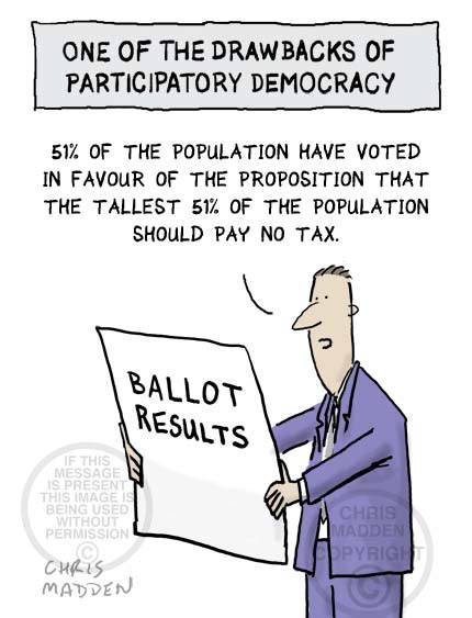 Participatory democracy cartoon – the worst political system apart from ...