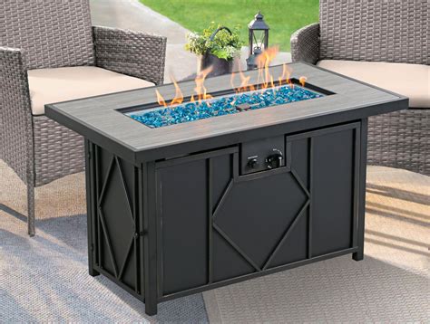 HEATMAXX 42” Outdoor Gas Fire Pit Table — Pooltables.com