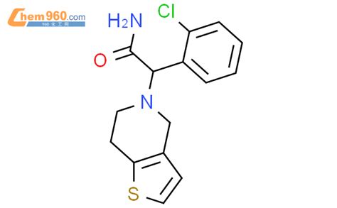 90055 68 8 Thieno 3 2 c pyridine 5 4H acetamide α 2 chlorophenyl 6