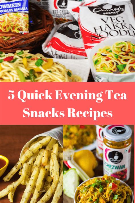 5 Quick Evening Tea Snacks Recipes - Mints Recipes