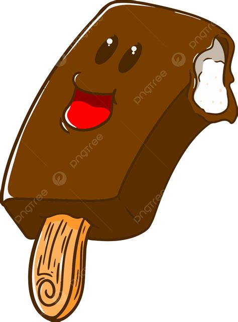 Ilustración De Helado De Chocolate Png Chocolate Helado Dibujos