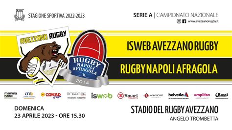 SERIE A ISWEB Avezzano Rugby Vs Rugby Napoli Afragola YouTube