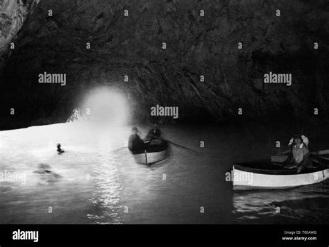 Capri blue grotto capri Black and White Stock Photos & Images - Alamy