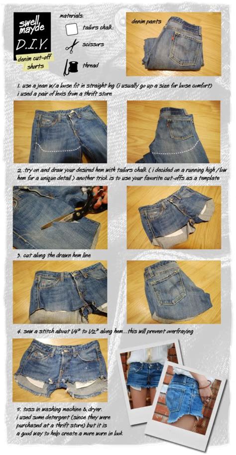 You Can Also Make Them With A High Low Hem Jeans Diy Denim Diy Diy