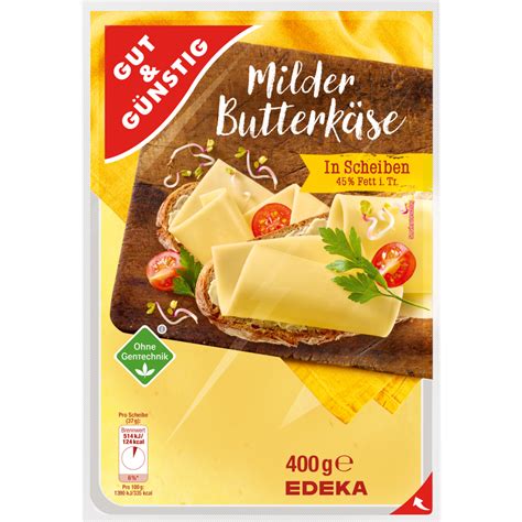 Butterkäse in Scheiben 45 Fett i Tr EDEKA