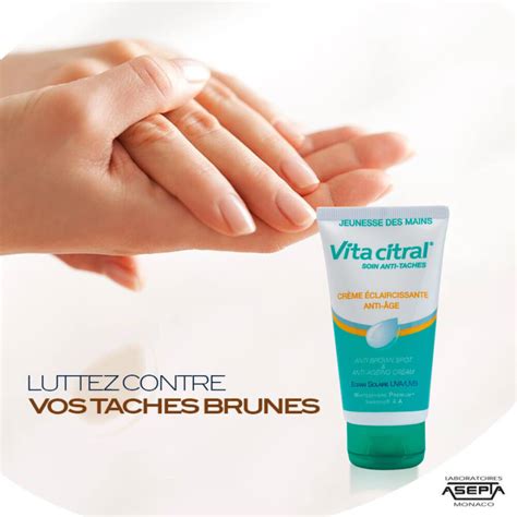 Vita Citral Soin Anti Taches Creme Eclaircissante Mains Anti Ge Ml