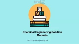 Ppt Solution Manual For Basic Principles And Calculations In Chemical