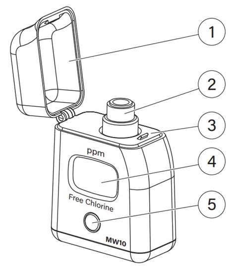 Milwaukee MW10 Digital Free Chlorine Tester User Manual